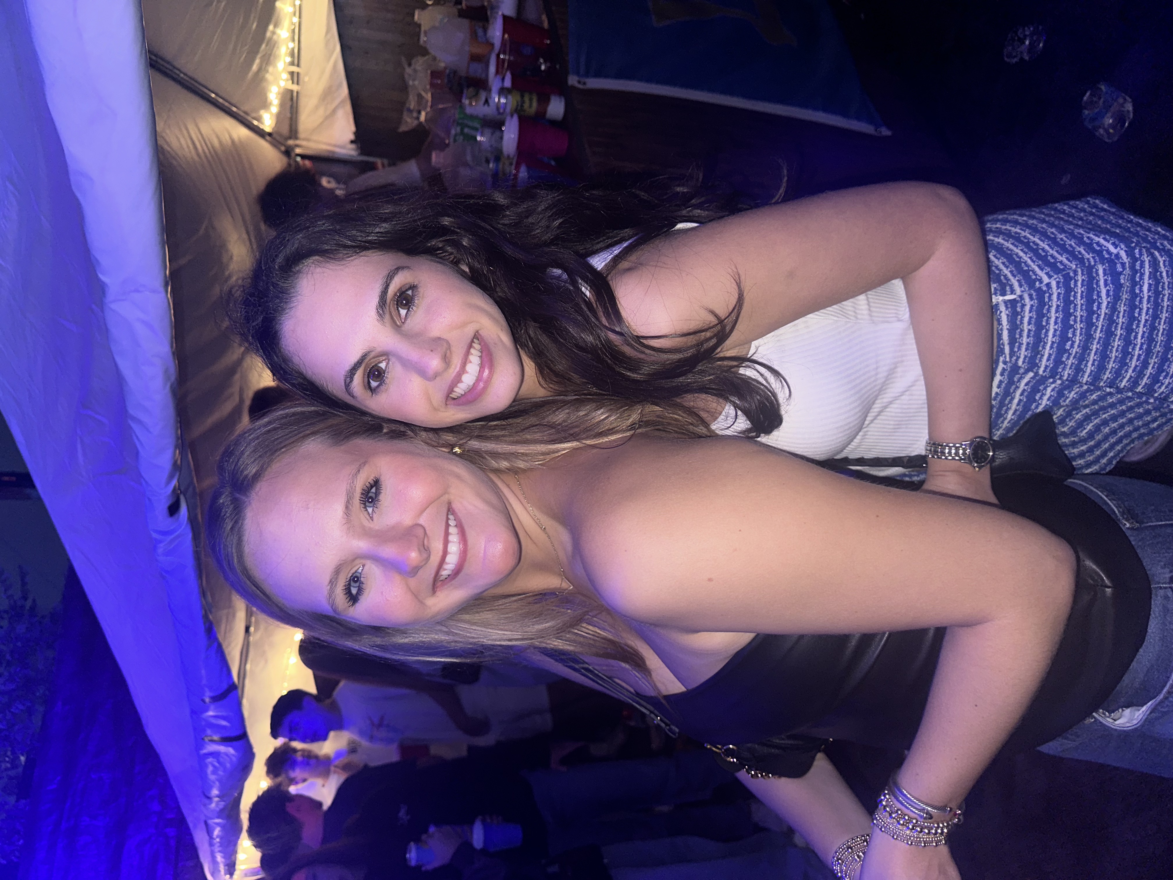 Jacqui Cook with friend at an event